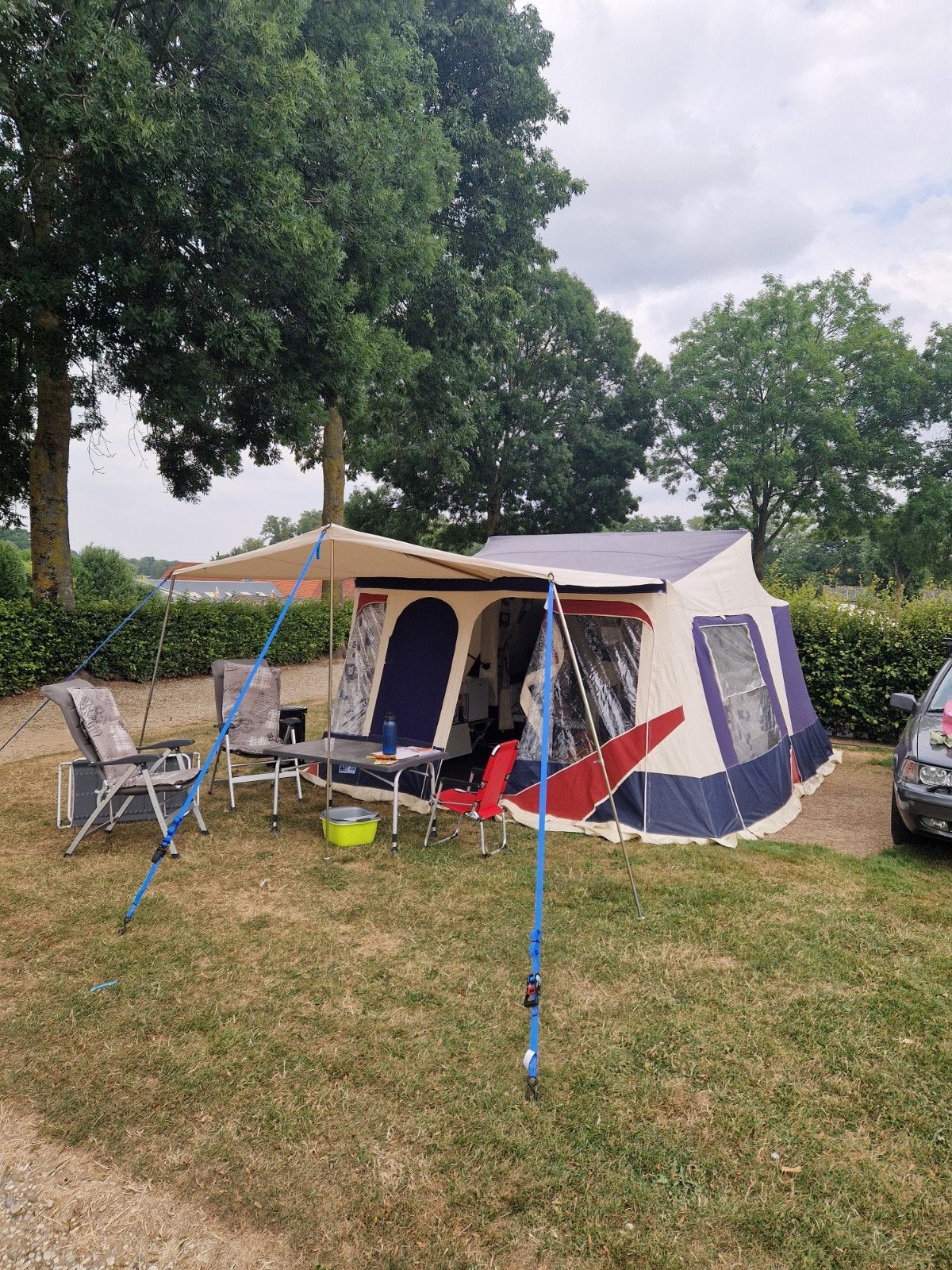 Vouwwagen jamet jametic 2007p, Caravans en Kamperen, Ophalen, Meerkleurig, Aanwezig, Jamet
