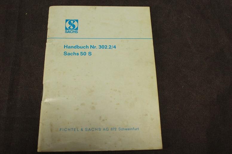 Sachs 50 S 5 gang handbuch 5 versnellingen handleiding 50S, Ophalen of Verzenden