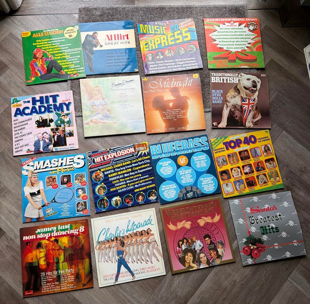 Verzameling diverse LP's - Pop, Rock, Jazz, Kerst, Cd's en Dvd's, Vinyl | Verzamelalbums, Ophalen of Verzenden, Gebruikt, Pop
