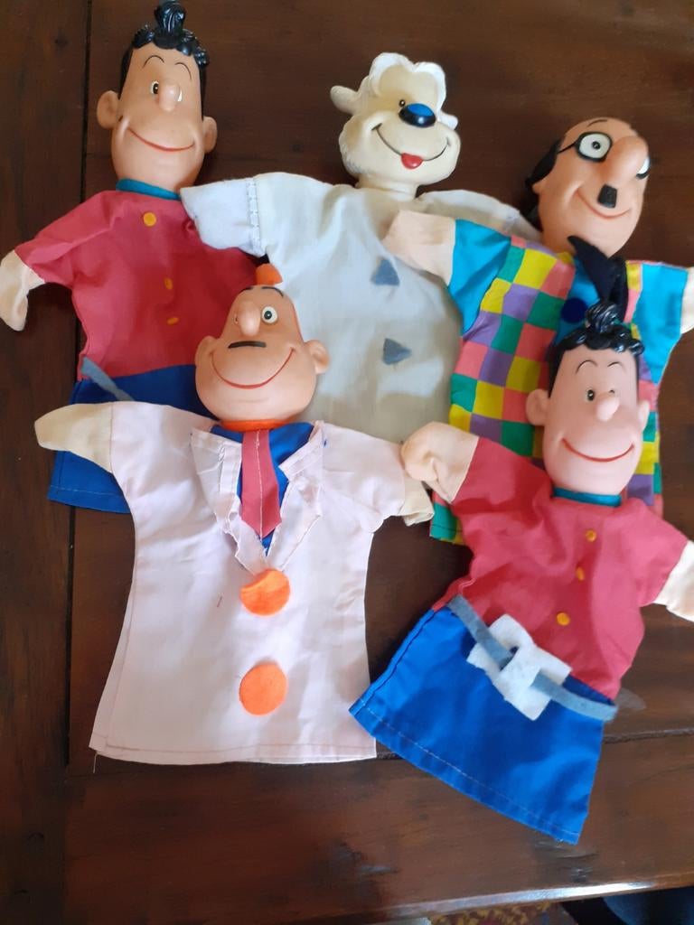 Samson en Gert handpoppen poppenkastpoppen, Ophalen of Verzenden, Zo goed als nieuw, Pop