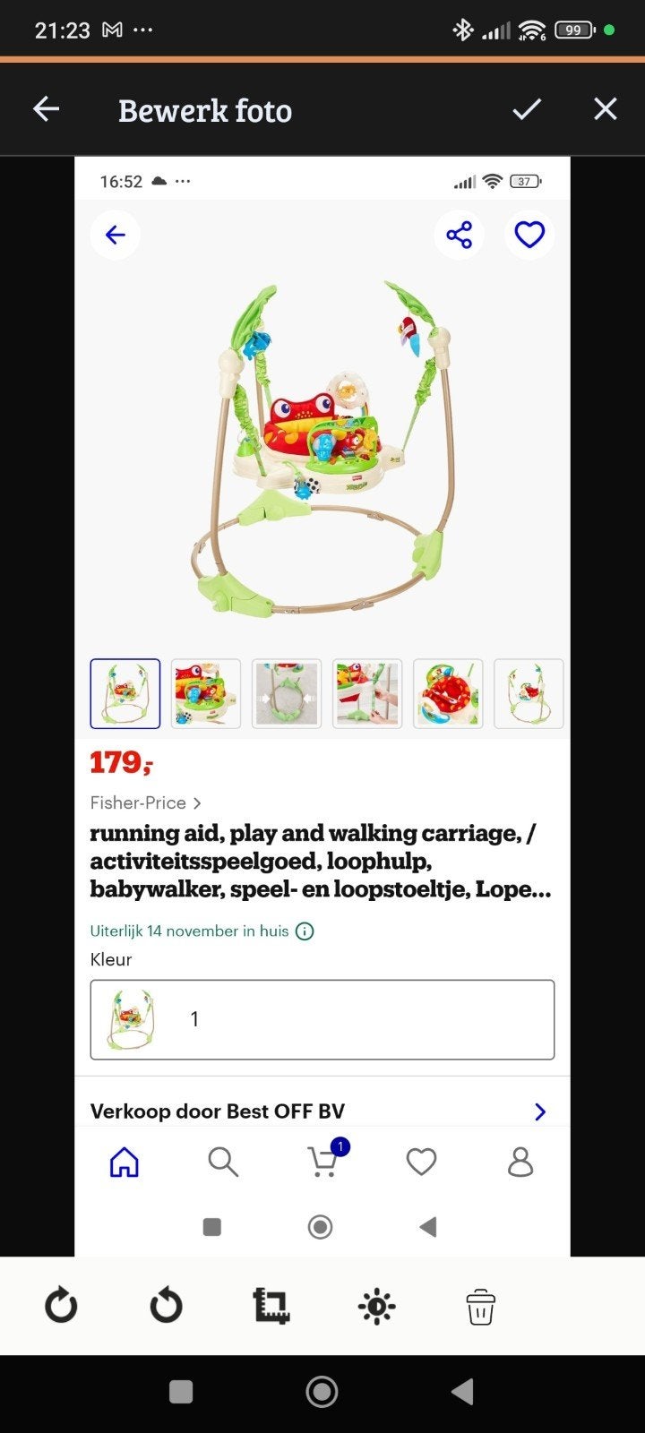 Fisher-Price jumperoo, Ophalen, Zo goed als nieuw, Overige typen