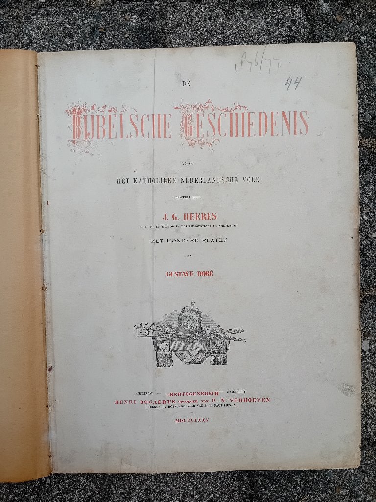Bijbelsche geschiedenis voor het katholieke nederlandse volk, Ophalen, J.G. Heeres