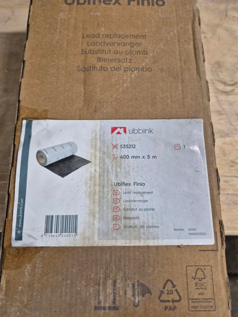 Ubbink ubiflex finio loodvervanger vulkaniserend met dubbele, Ophalen of Verzenden, Personenweegschaal, 100 kg of meer