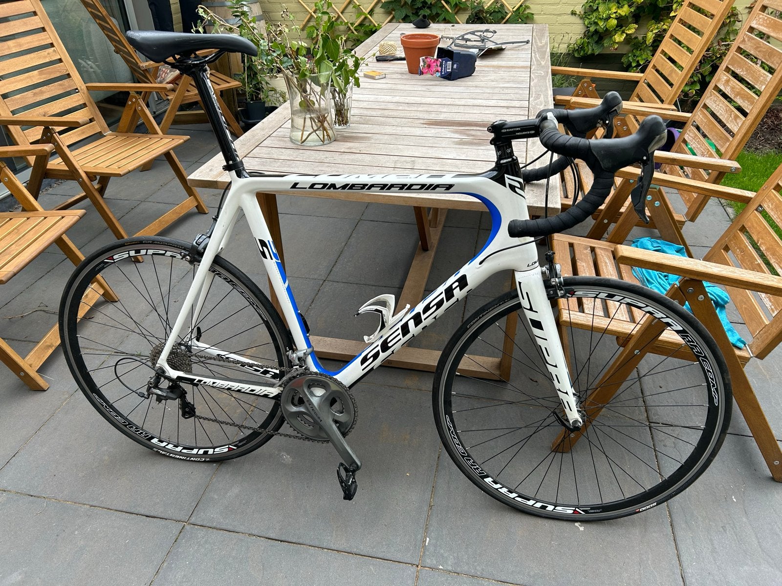 Sensa Lombardia racefiets - Frame kapot, Fietsen en Brommers, Fietsen | Racefietsen, 28 inch, Gebruikt, Carbon, 61 tot 65 cm