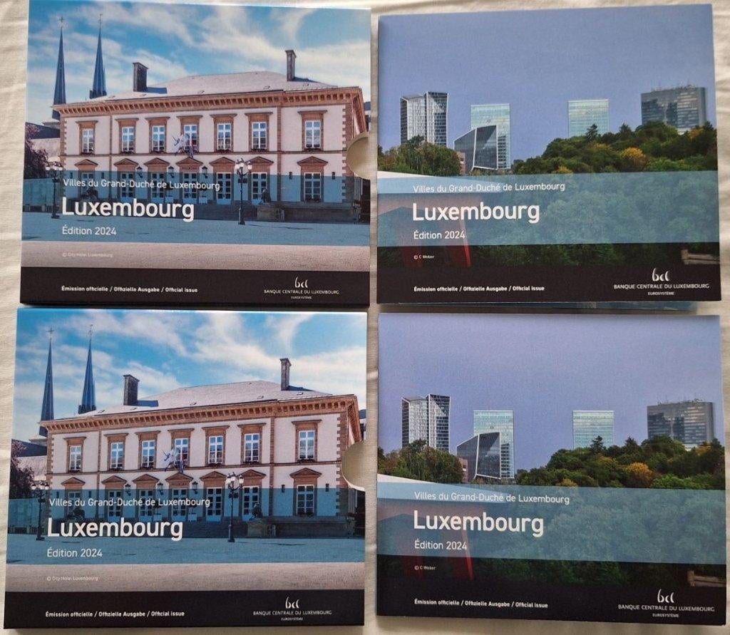 Luxemburg DUBBEL BU set 2024 - Stad Luxemburg, Verzenden, Luxemburg, Overige waardes, Setje