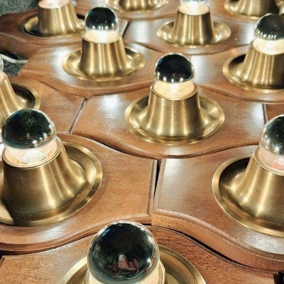 Monumentale set 21 space age Brutalist wandlampen 70 cluster, Ophalen of Verzenden, Huis en Inrichting