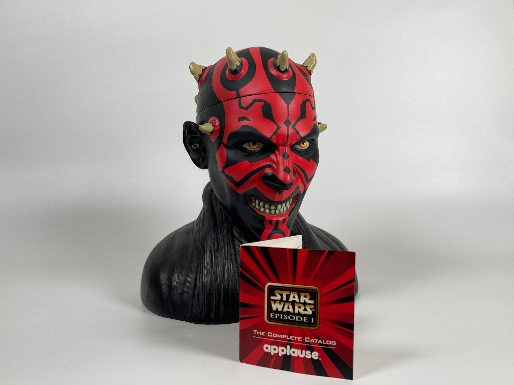 Applause Darth Maul Koektrommel – Rood/zwart | Star Wars, Ophalen, Zo goed als nieuw, Beeldje of Buste