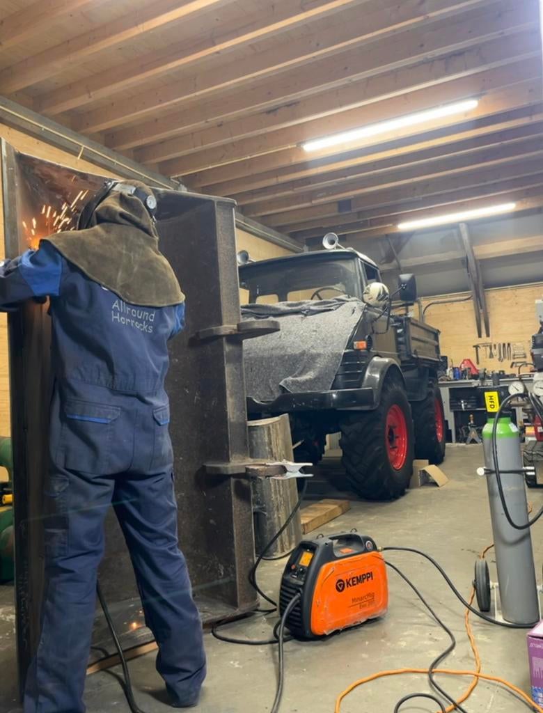 Lasser ook op locatie staal cortenstaal, Ophalen, Zo goed als nieuw, Onderdelen Kart