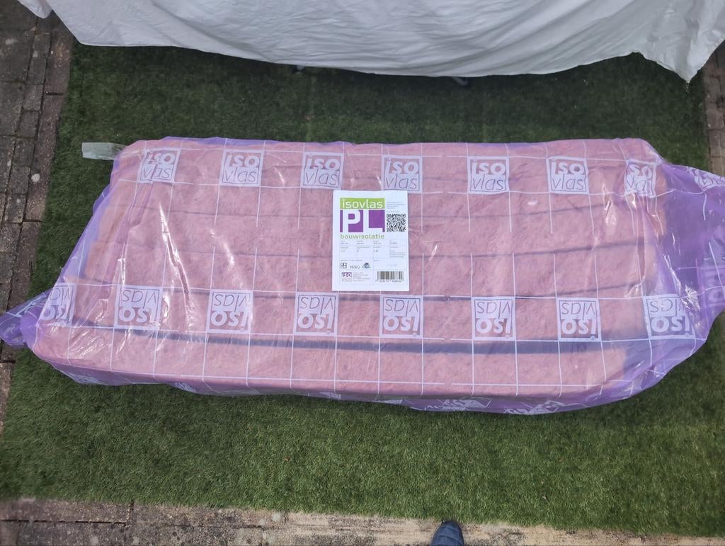 Nieuwe Isover Isovlas PL080 isolatieplaten, Nieuw, Ophalen of Verzenden, Minder dan 5 m², 8 tot 12 cm