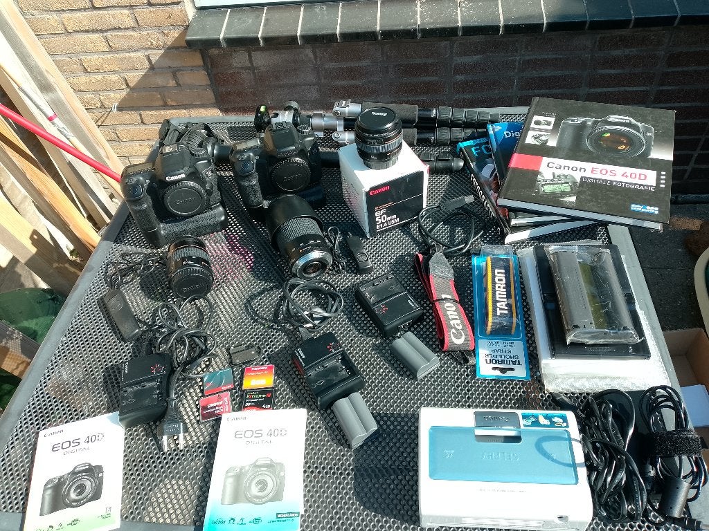 Te Koop Canon eos 40 d met accessoires, Gebruikt, Spiegelreflex, Canon, 10 megapixels