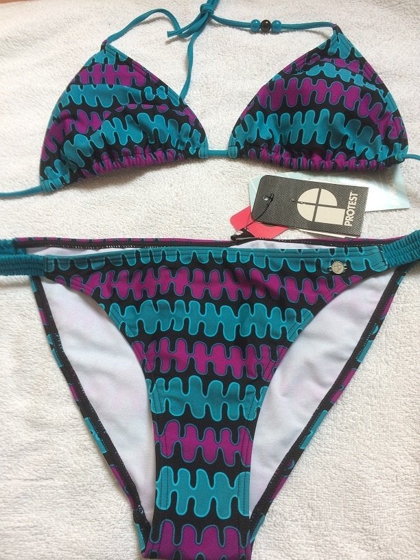 Mooie Nieuwe paars/zwart/blauw bikini v Protest mt XL 42, Blauw, Nieuw, Ophalen of Verzenden, Protest