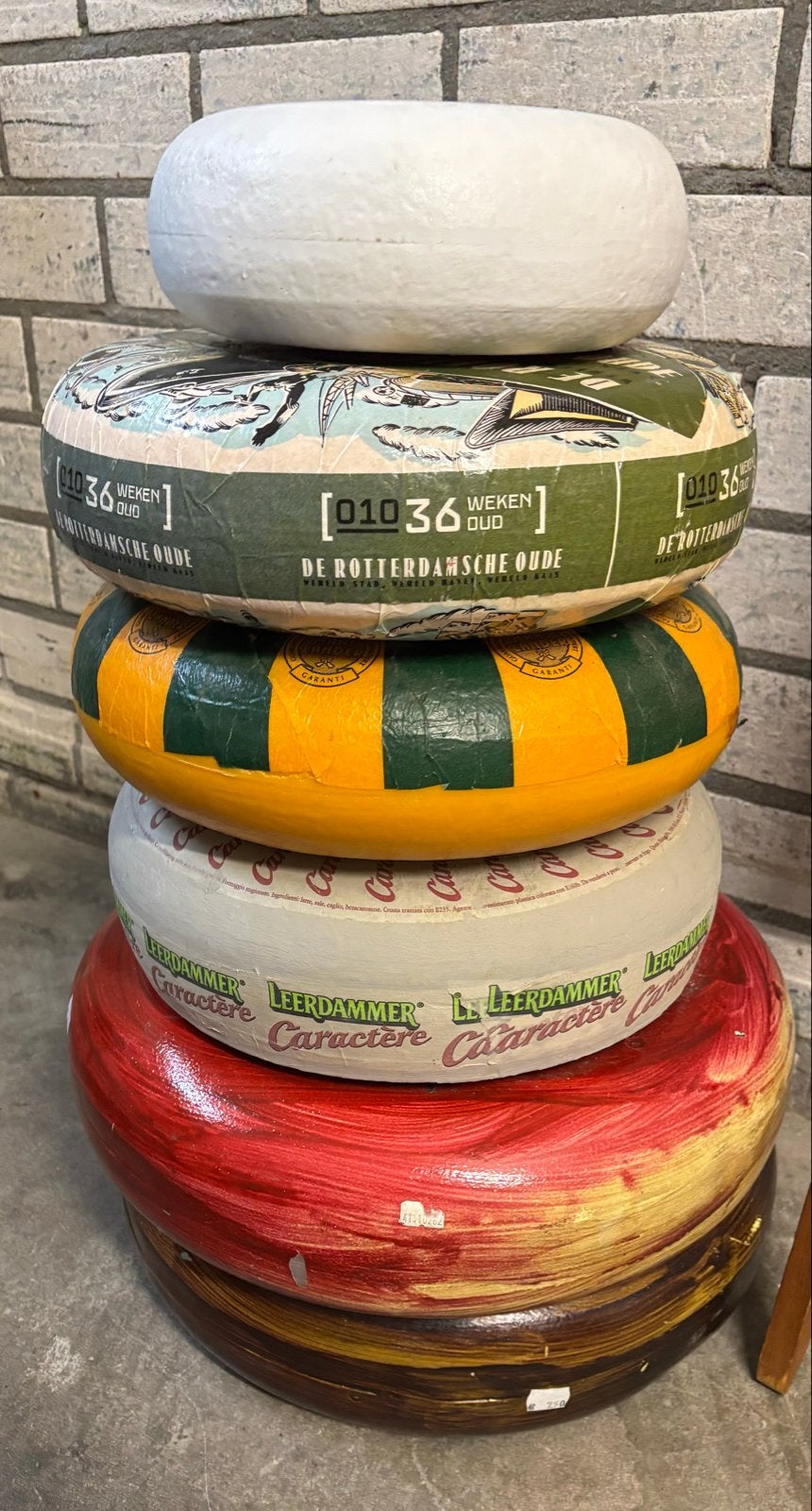 6 kaas dummie’s/ nepkazen, Ophalen