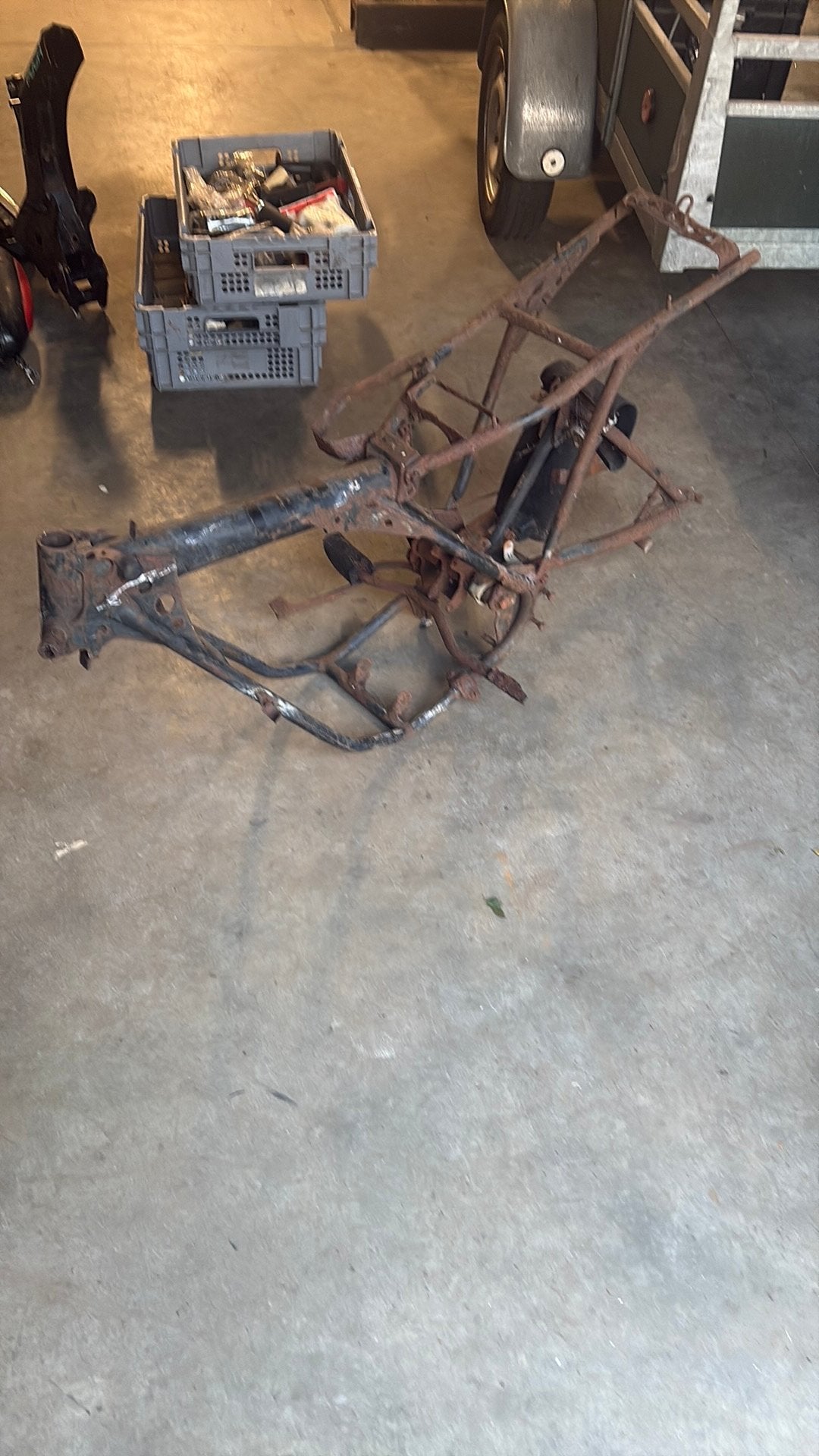 Zundapp 537 ks80 super frame, Ophalen, Gebruikt, Frame, Overige merken