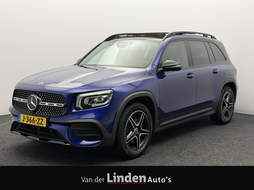 Mercedes-Benz GLB 200 Business Solution AMG | Panoramadak |, Auto's, Mercedes-Benz, 12 maanden, 4 cilinders, Blauw, Origineel Nederlands