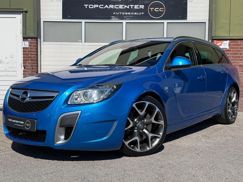 Opel Insignia Sports Tourer 2.8 T OPC 4x4/PAKRS/NAVI/APK, Automaat, Euro 5, Gebruikt, Blauw