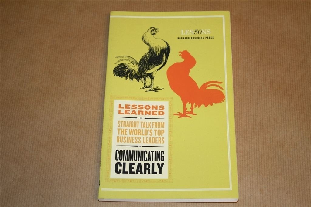 Communicating clearly. World's top business leaders., Ophalen of Verzenden, Gelezen, Management