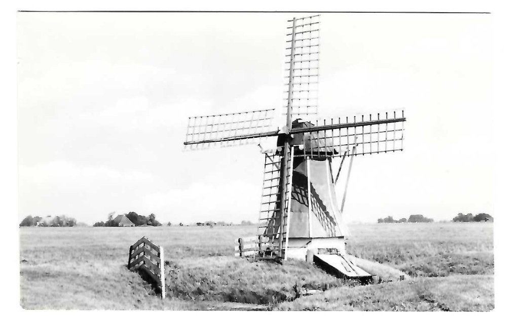 Wommels - Bij Walpertwei 22 molen, Verzamelen, Verzenden, 1960 tot 1980, Ongelopen, Friesland
