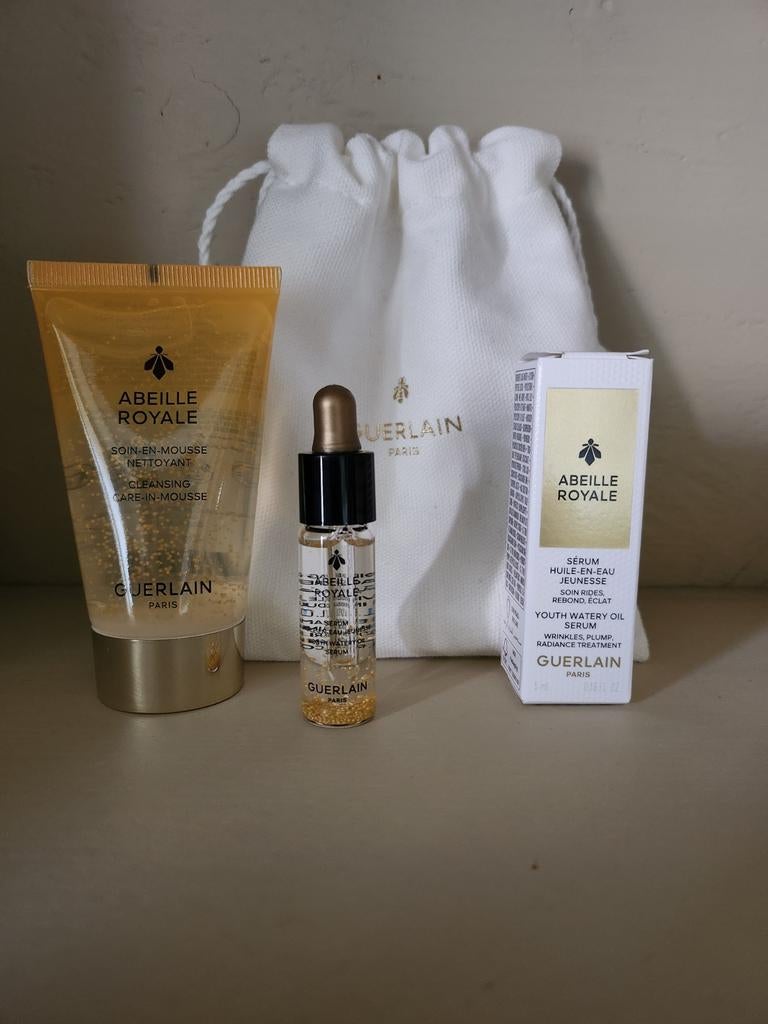 Guerlain setje Abeille Royale serum en foam nieuw!, Ophalen of Verzenden, Nieuw