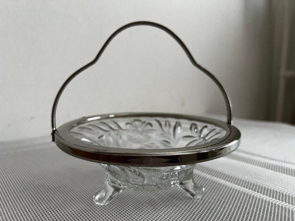 Mooi ouderwets glazen (bonbon) schaaltje, Overige typen, Ophalen of Verzenden, Zo goed als nieuw, Glas