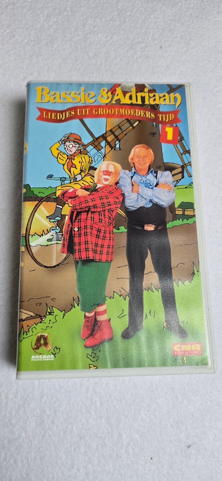 Bassie & Adriaan: Liedjes uit Grootmoeders Tijd 1 (VHS) CNR, Gebruikt, Alle leeftijden, Kinderprogramma of -film, VHS