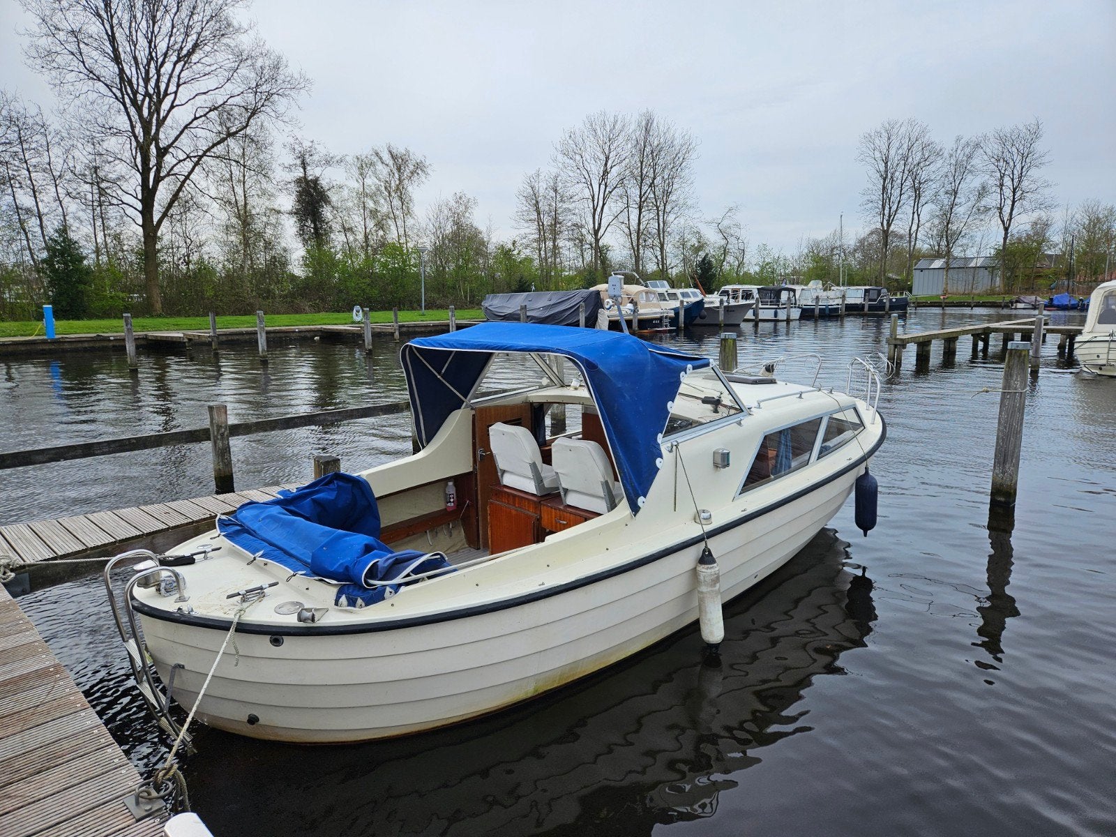 Nidelv 24 diesel vaarbewijs vrij. In nette staat, Watersport en Boten, Gebruikt, Diesel, Ophalen of Verzenden, Polyester