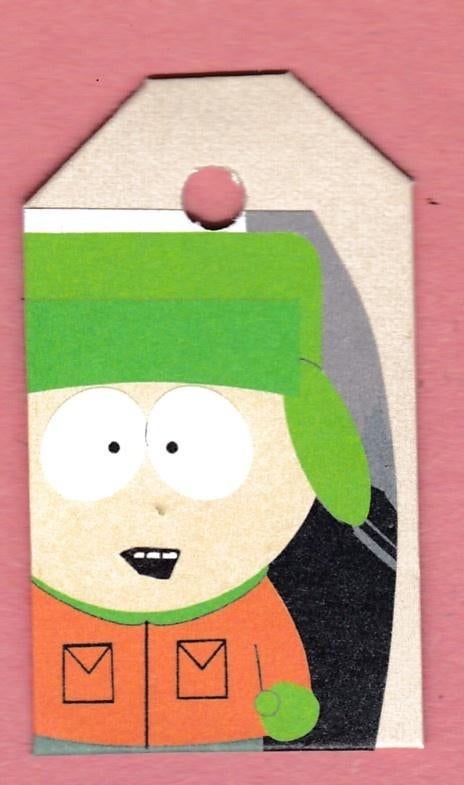 0321) south park labeltje, Verzamelen, Ophalen of Verzenden, Zo goed als nieuw, Tv, Overige typen