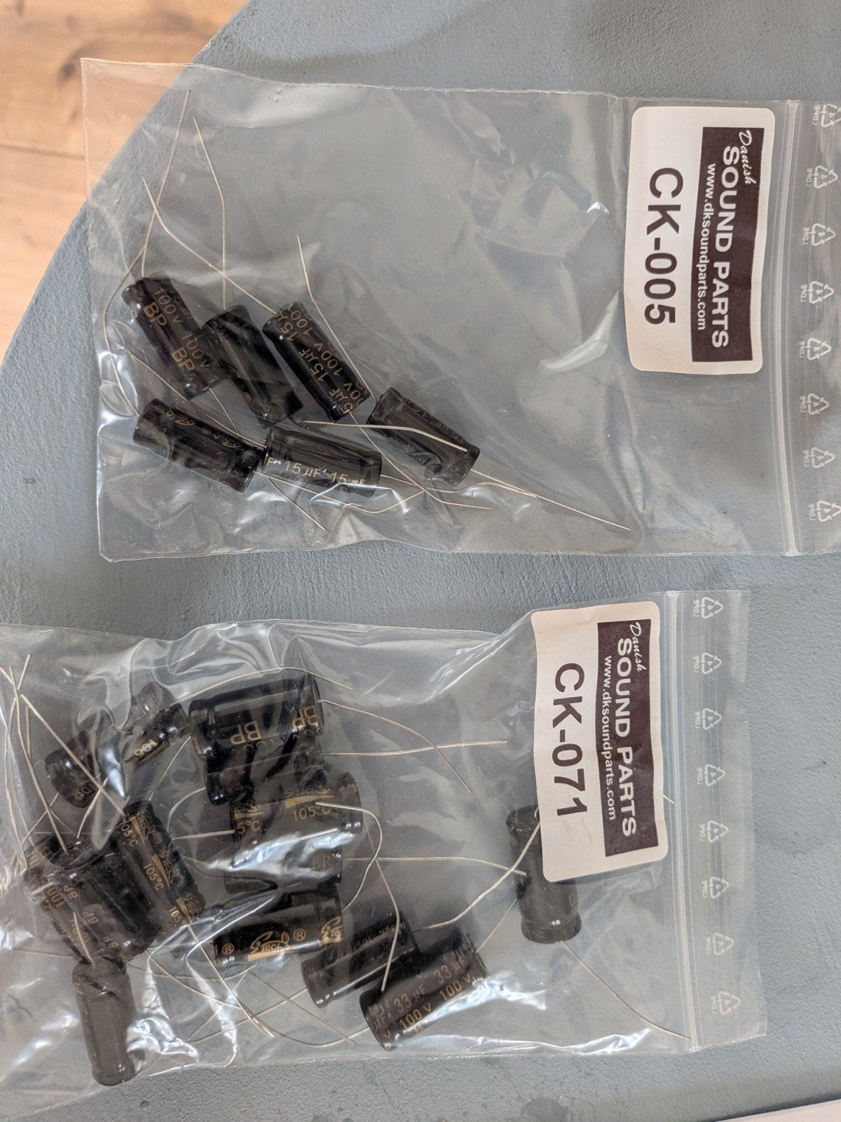 Danish Sound Parts CK-005 & CK-071 condensatoren, Ophalen, Nieuw