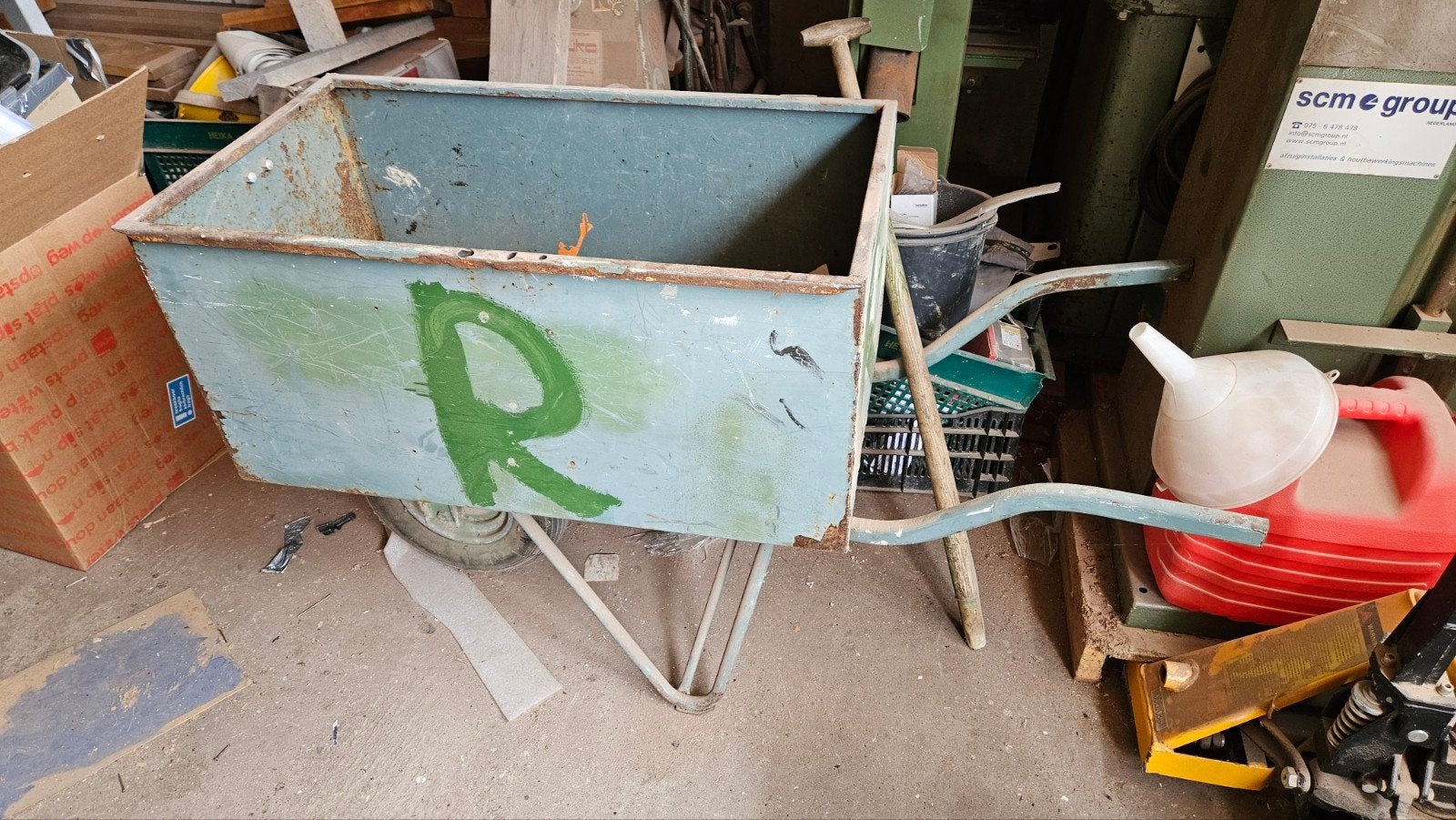Bakkruiwagen / gereedschapskruiwagen, Ophalen, Onbekend, Handmatig, Gebruikt