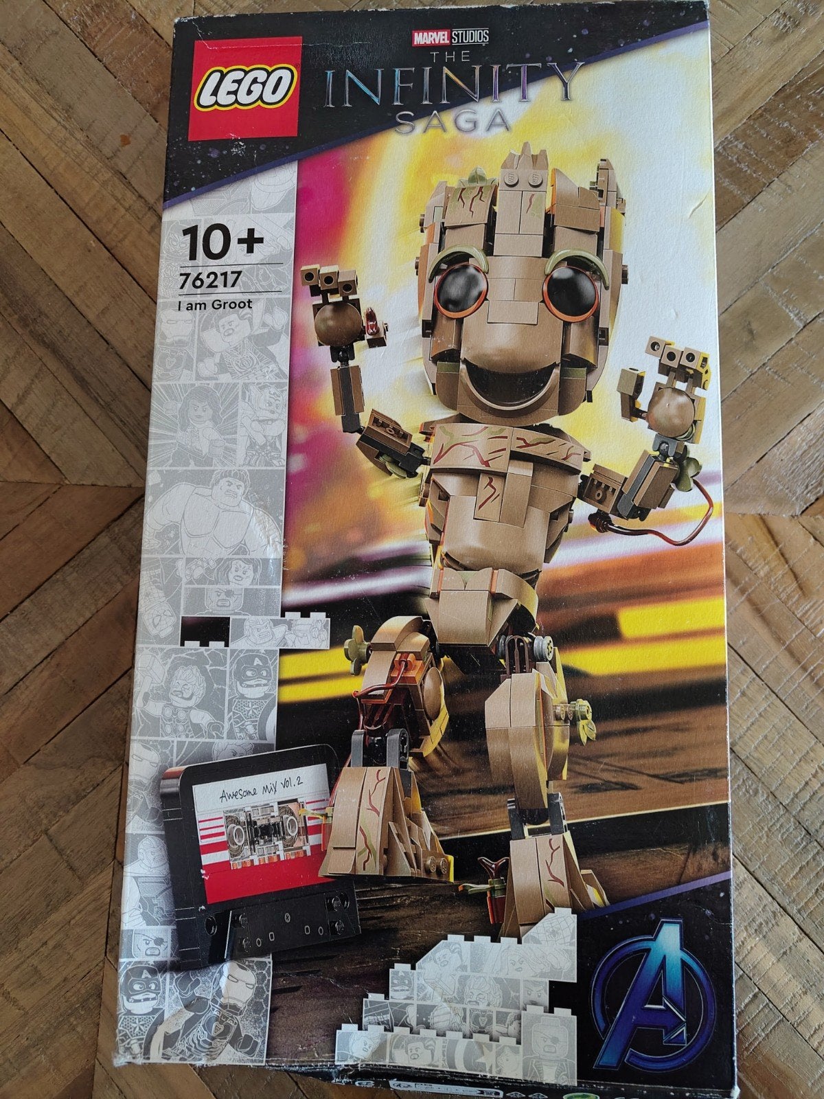 LEGO Marvel I Am Groot 76217 - Compleet, stickers geplakt, Ophalen of Verzenden, Gebruikt, Overige merken