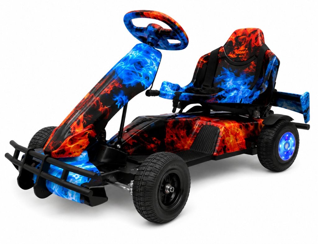 Foto 5 van Joker elektrische drift kart 36v 250w Geel- 25km per uur