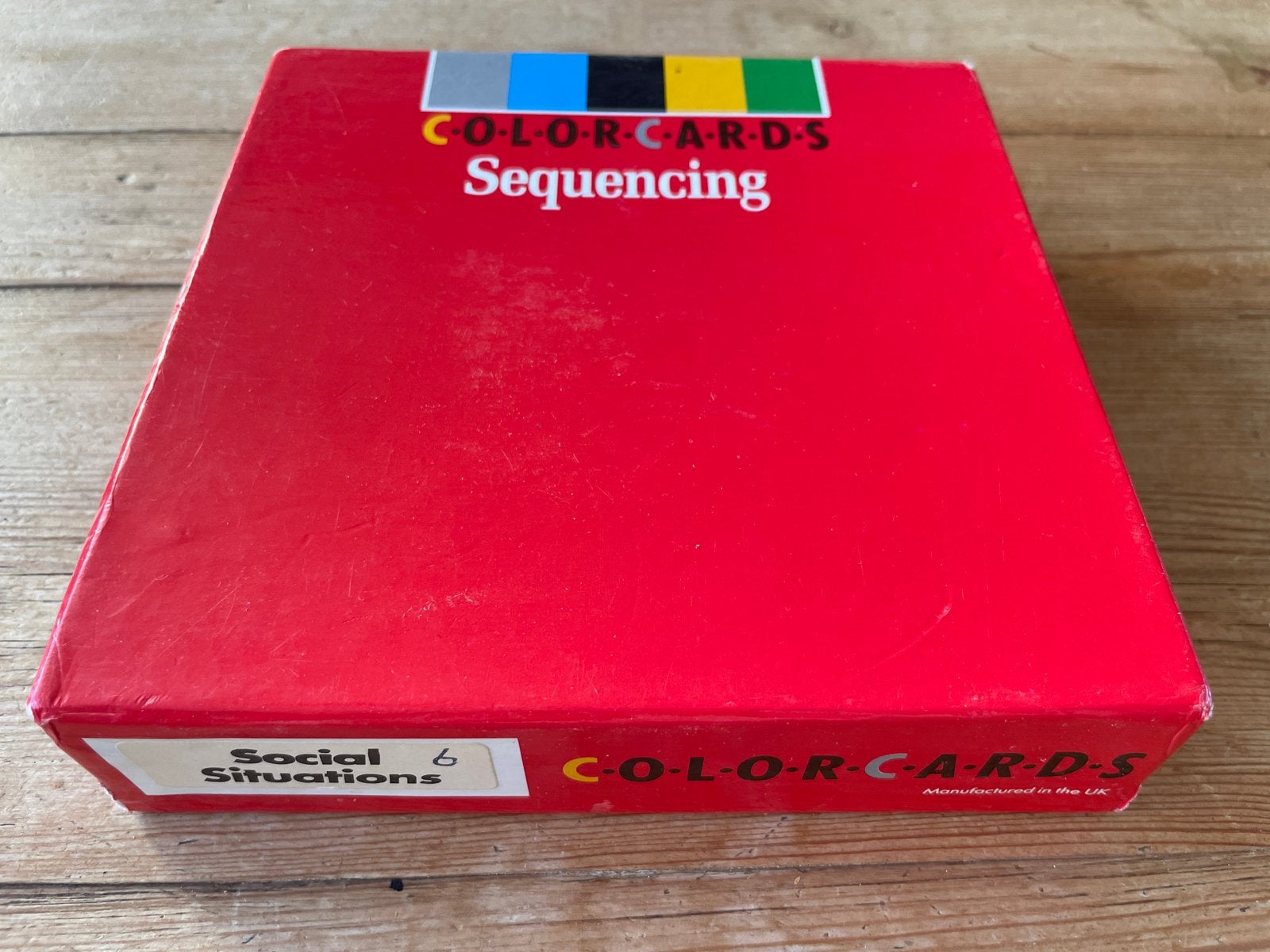 Colorcards Sequencing: Social Situations 6, Jongen of Meisje, Ophalen of Verzenden, Zo goed als nieuw, 5 of 6 jaar