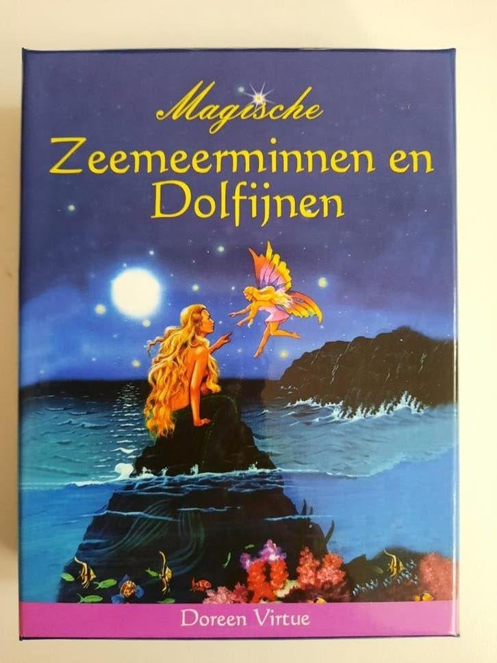 Magische zeemeerminnen en dolfijnen . Doreen Virtue, Tarot of Kaarten leggen, Overige typen, Ophalen of Verzenden, Zo goed als nieuw