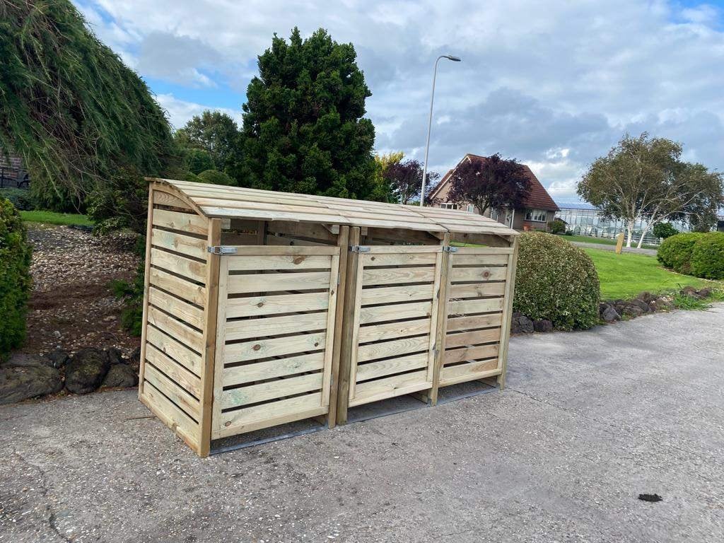 kliko ombouw - hout - gloednieuw, Ophalen of Verzenden, Nieuw, Hout, Containerberging