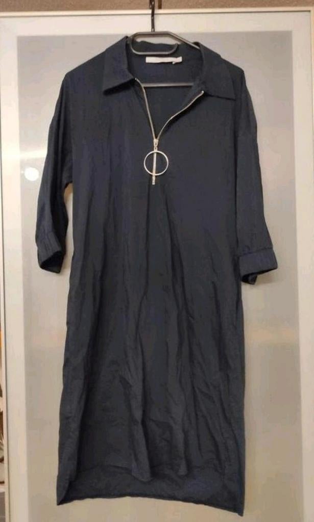 Lauren Vidal jurk travelstof XS, Ophalen of Verzenden, Zo goed als nieuw, Maat 34 (XS) of kleiner, Blauw