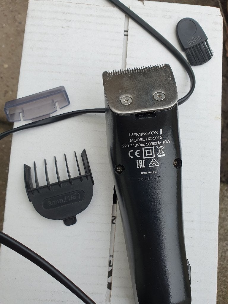 Remington tondeuze werkt met stekker €7,00, Ophalen of Verzenden, Zo goed als nieuw, Pruik of Haarverlenging