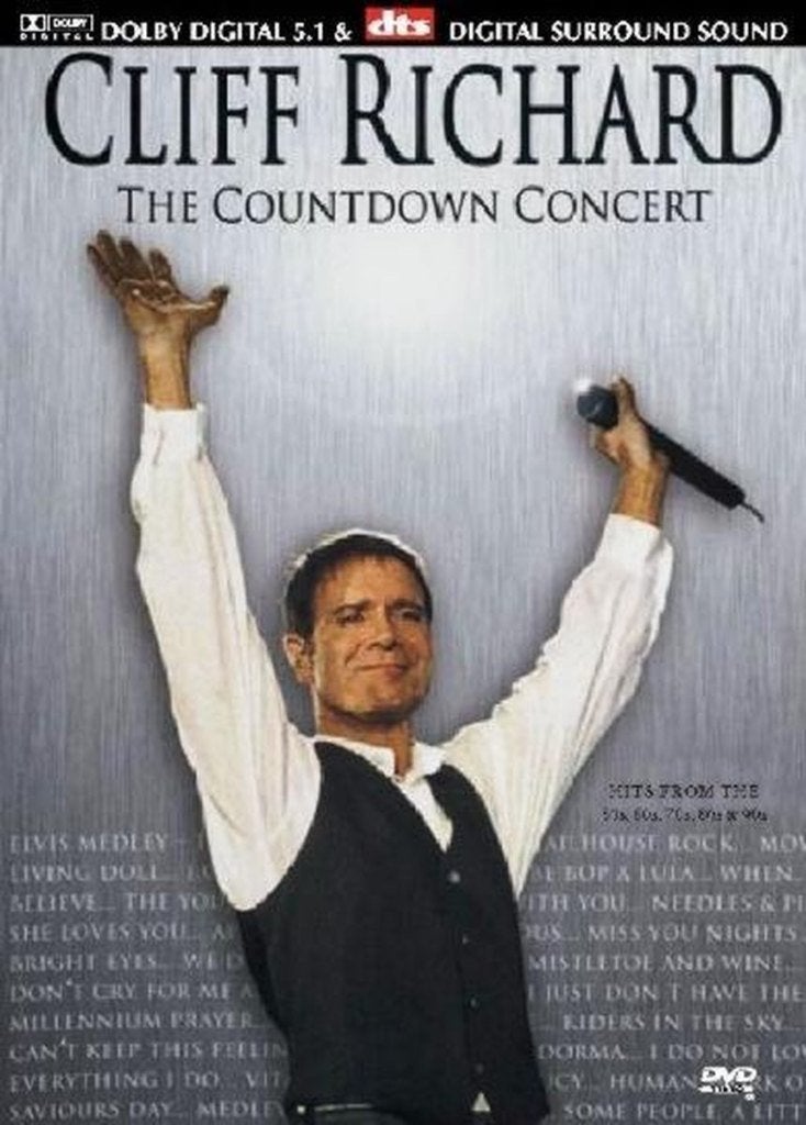 DVD CLIFF RICHARD COUNTDOWN CONCERT, Alle leeftijden, Verzenden, Zo goed als nieuw, Concert