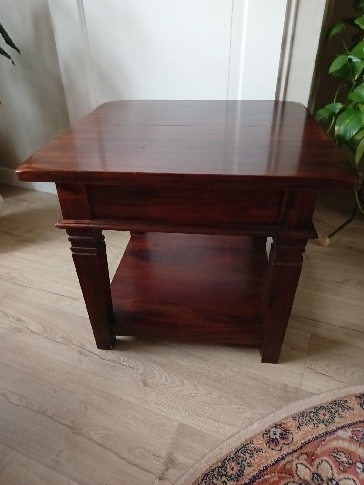 leuke salontafel, Ophalen
