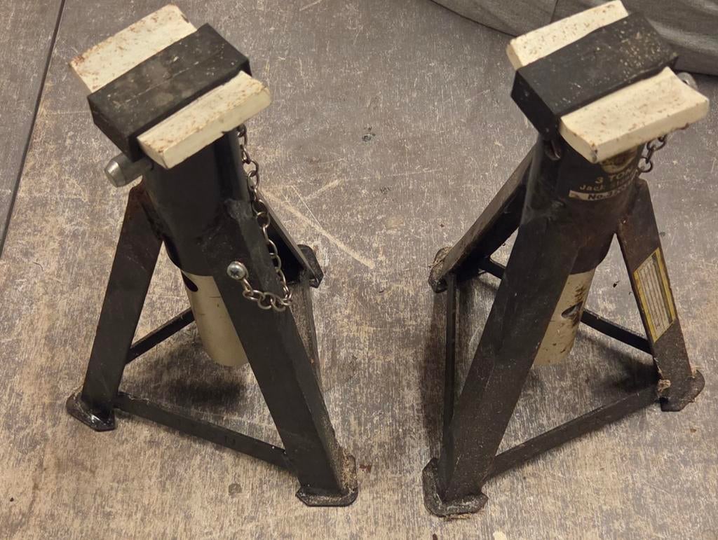 Set van 2 3 Ton Autokrikken, Auto diversen, Ophalen, Hydraulisch, Garagekrik