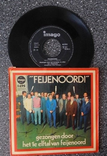 Feijenoord - 1e Elftal van Feijenoord (1) (vanaf € 2,00), Cd's en Dvd's, Vinyl | Nederlandstalig, Ophalen of Verzenden, Zo goed als nieuw