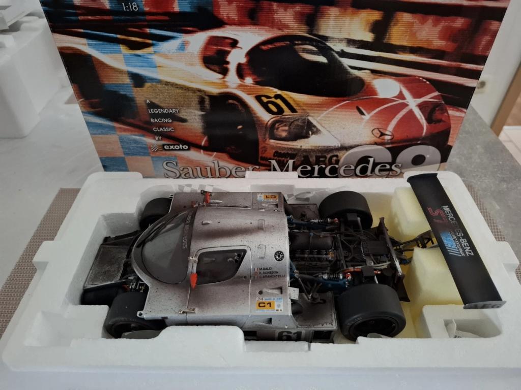 EXOTO Sauber Mercedes C9 1:18 Limited Edition, Ophalen of Verzenden, Nieuw, Auto, Overige merken
