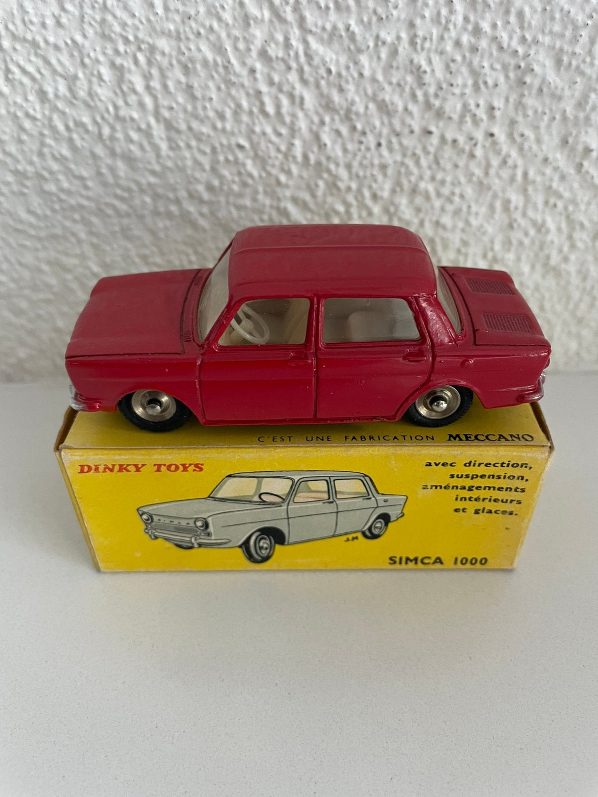 Originele Dinky Toys 1:43 Simca 1000 519 + doosje MINT, Hobby en Vrije tijd, Ophalen of Verzenden, Nieuw, Auto, Dinky Toys