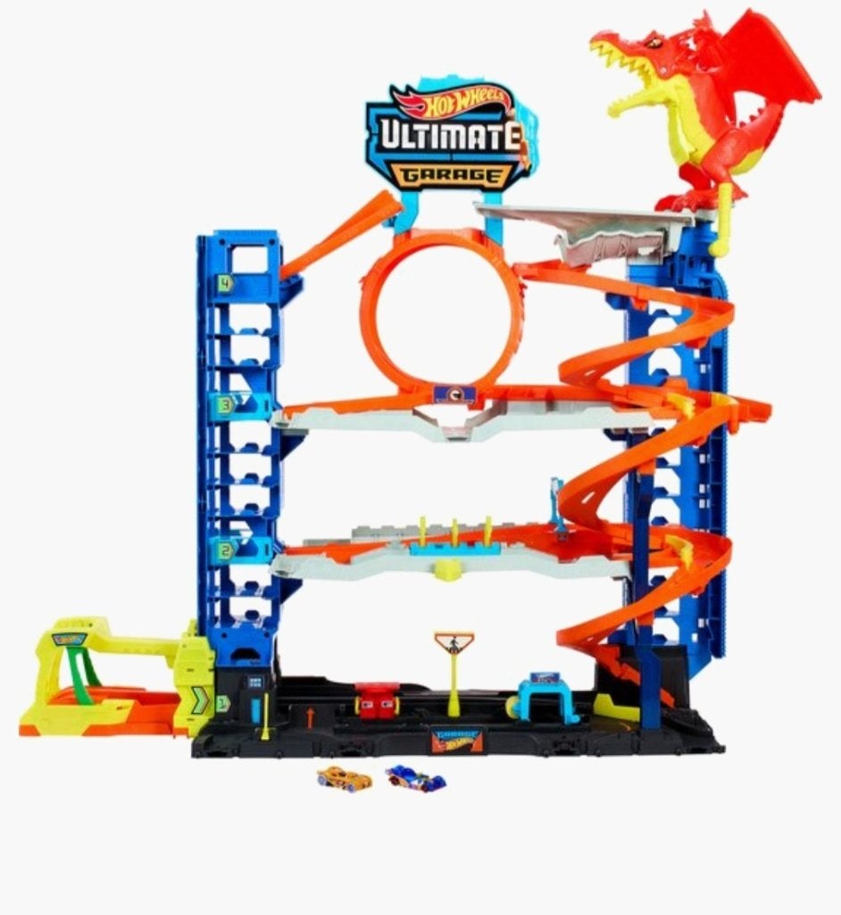 Hot wheels, Ophalen, Racebaan, Zo goed als nieuw, Hot Wheels