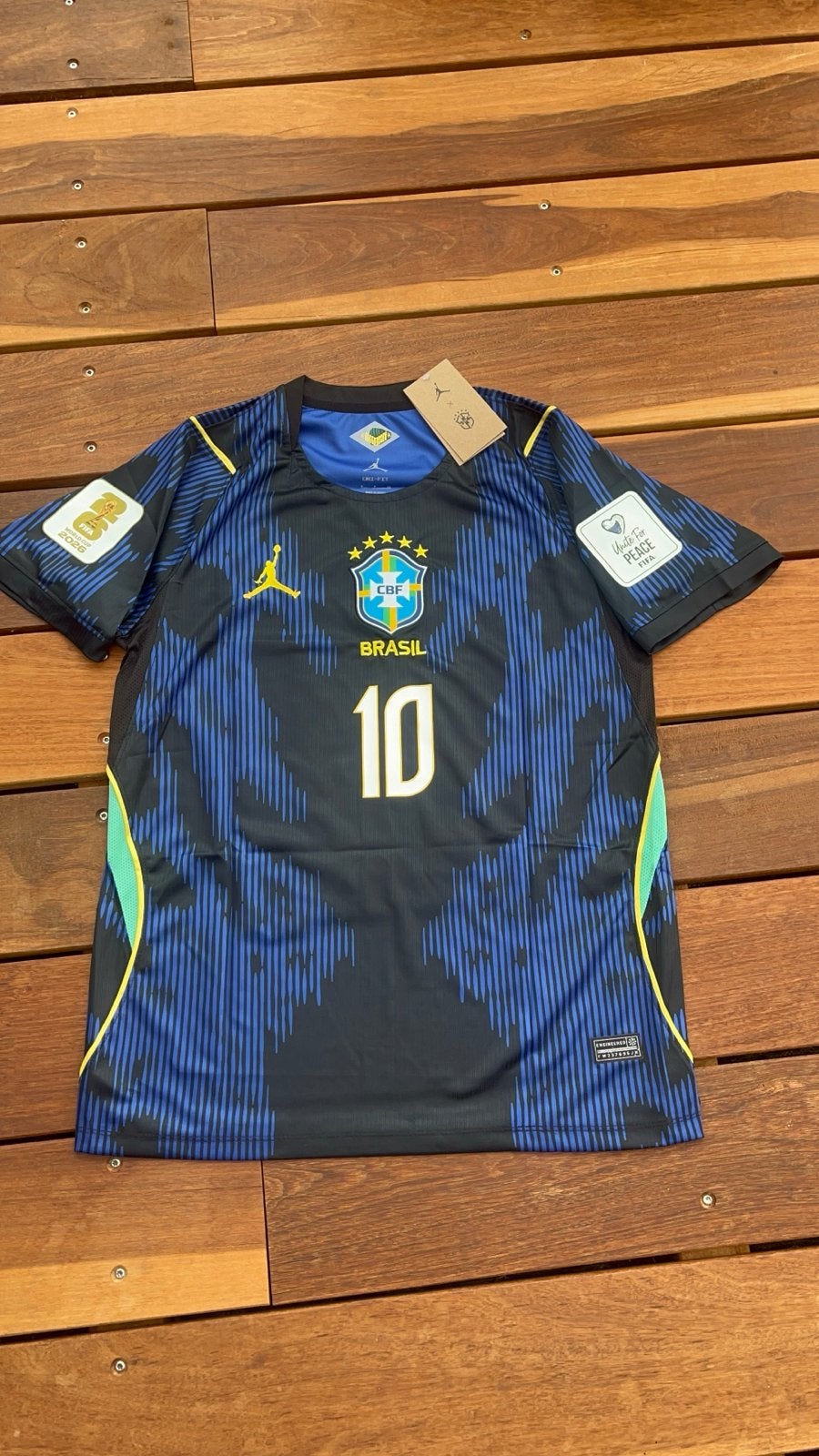 WK 2026 Neymar JR Brazilië Uitshirt Maat S Nieuw, Maat S, Ophalen, Nieuw, Shirt