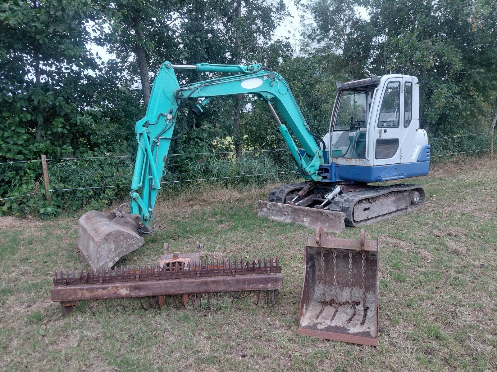 IHI 45 J rupskraan kraan midikraan 4.5 tonner Marge!, Ophalen, Graafmachine