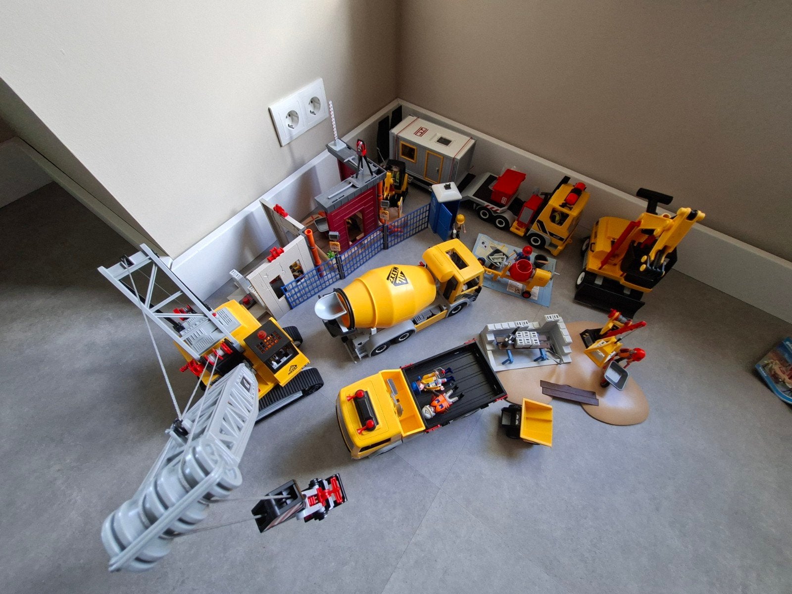 Grote Playmobil City Action Bouwplaats Set, Ophalen of Verzenden, Gebruikt, Bouwen