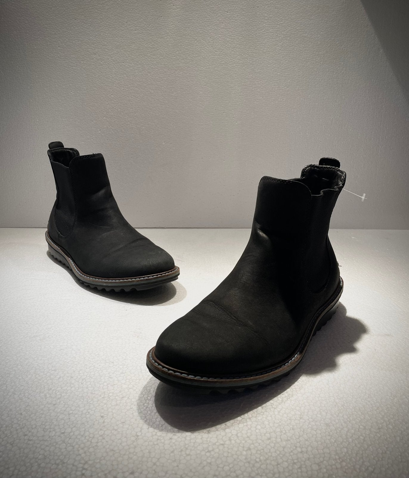Ecco comfort enkel laarzen sterk en soepel leder zwart 40, Ophalen of Verzenden, Schoenen