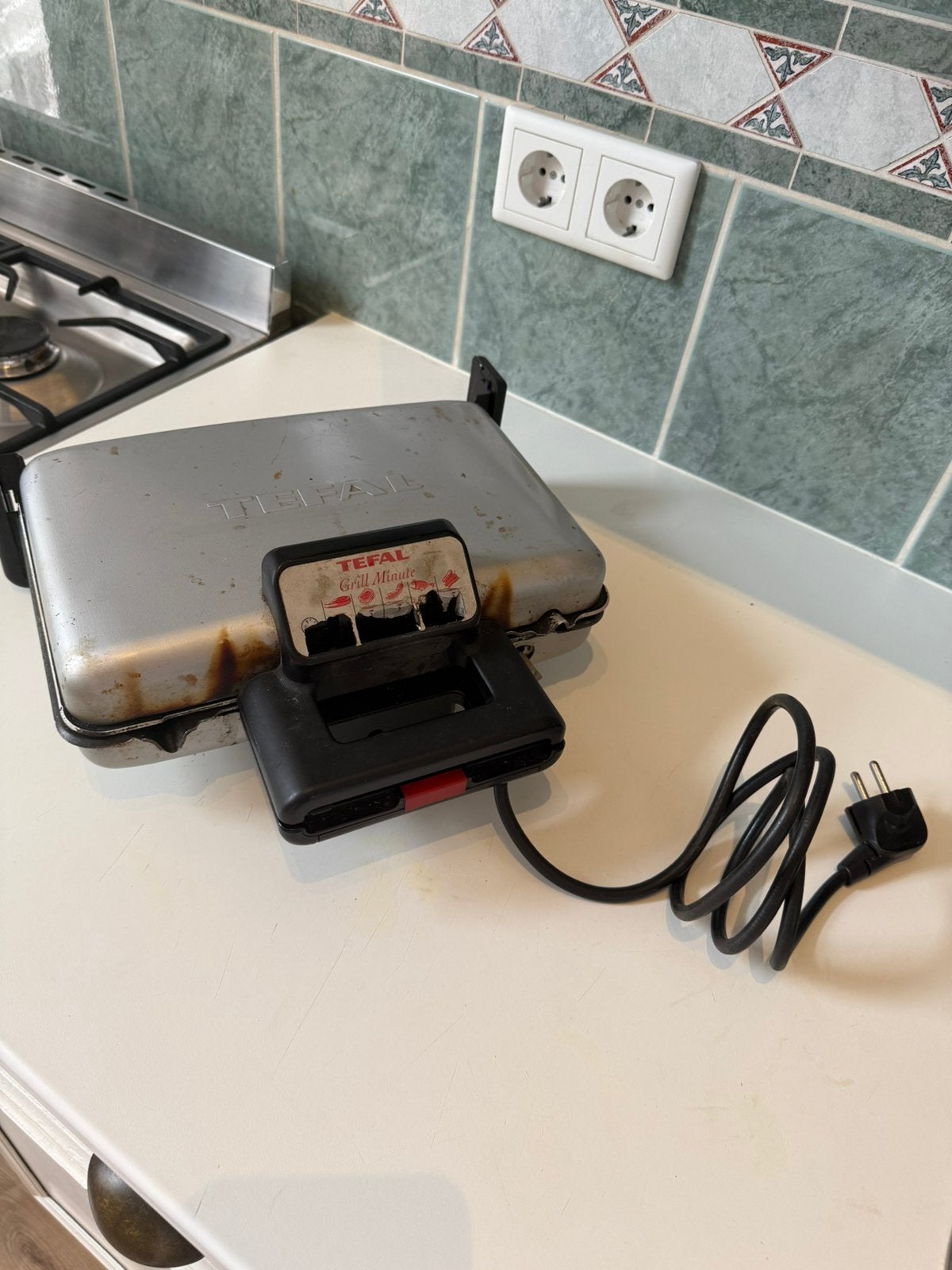 Tefal Grill Minute contactgrill – werkt nog prima, Ophalen, Zo goed als nieuw