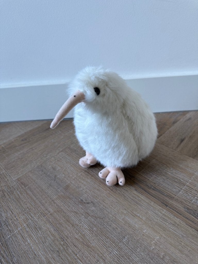 Nieuw wit Kiwi vogel speelgoed knuffel dier Nieuw Zeeland, Overige merken, Overige typen, Nieuw, Ophalen of Verzenden