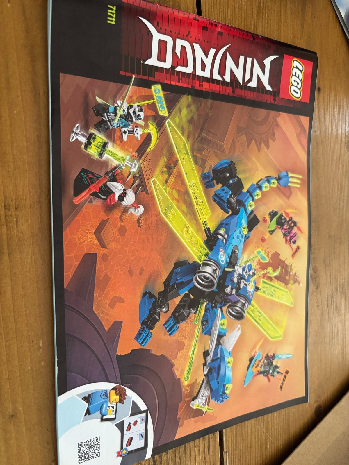 LEGO Ninjago 71711 Jay's Cyber Draak - Zo goed als nieuw, Kinderen en Baby's, Speelgoed | Duplo en Lego, Lego, Ophalen of Verzenden