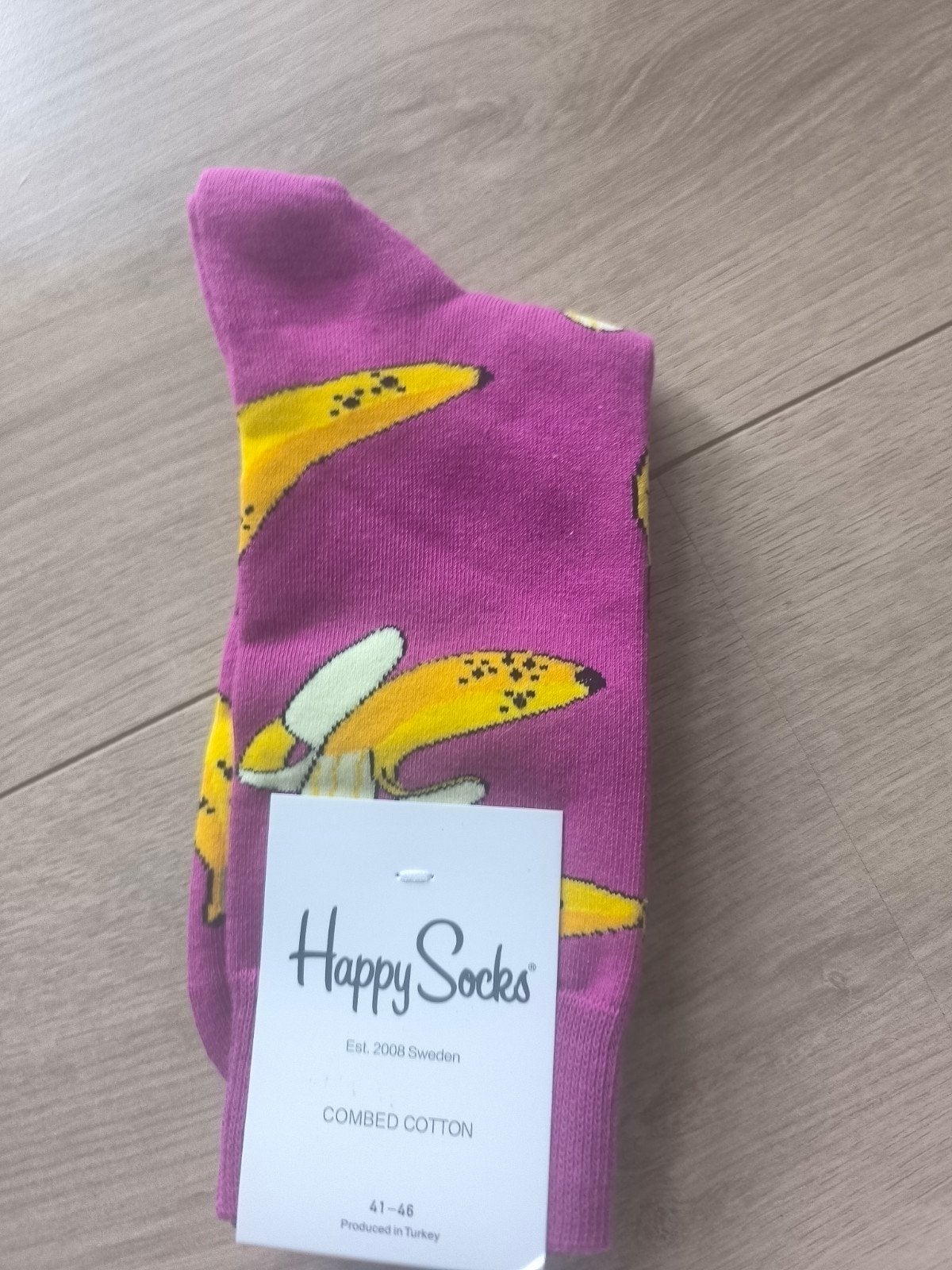 Happy Socks met bananenprint - Maat 41-46, Sokken en Kniesokken, Overige kleuren, Verzenden, Nieuw